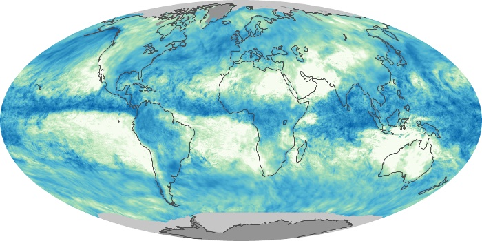 Global Map Total Rainfall Image 5
