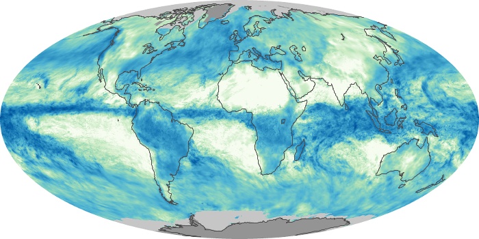 Global Map Total Rainfall Image 7
