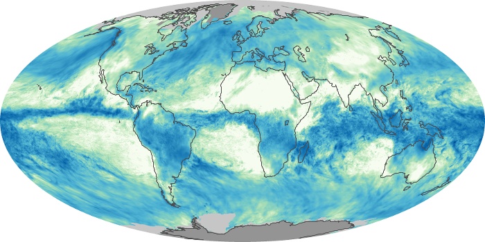 Global Map Total Rainfall Image 32