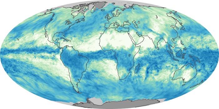 Global Map Total Rainfall Image 34