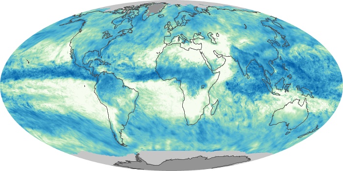 Global Map Total Rainfall Image 15