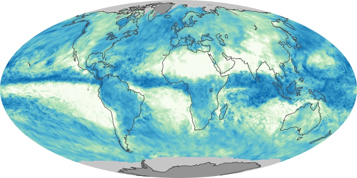 Global Map Total Rainfall Image 18