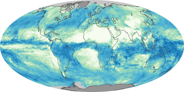 Global Map Total Rainfall Image 21