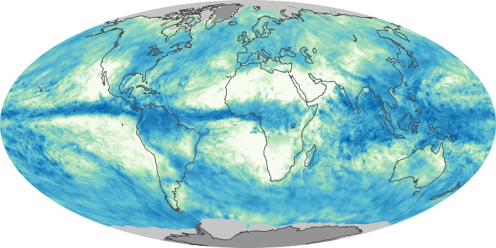 Global Map Total Rainfall Image 48