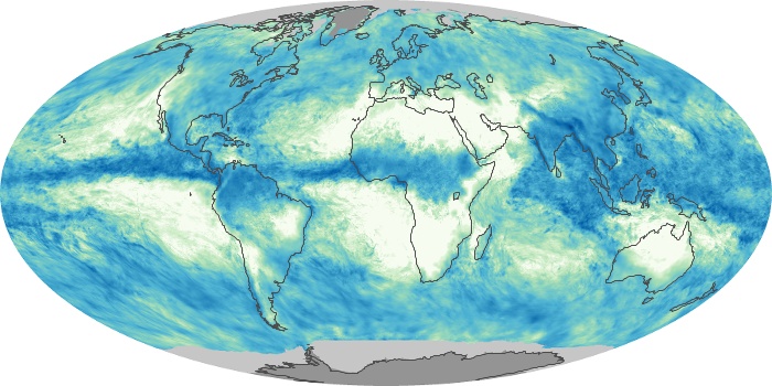 Global Map Total Rainfall Image 26