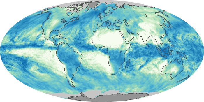 Global Map Total Rainfall Image 31