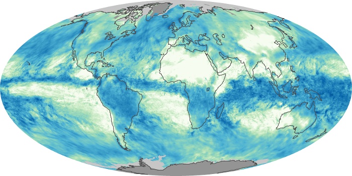 Global Map Total Rainfall Image 32