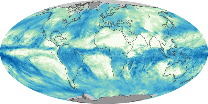 Global Map Total Rainfall Image 57