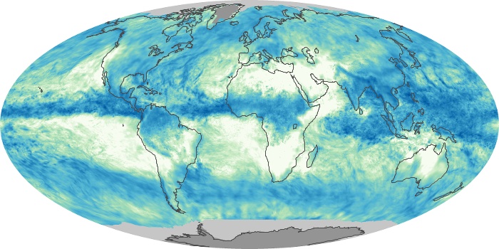 Global Map Total Rainfall Image 39