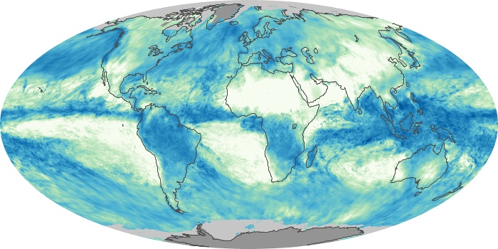 Global Map Total Rainfall Image 43