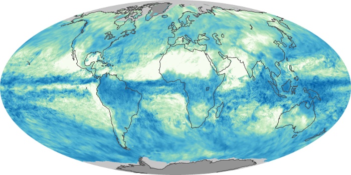 Global Map Total Rainfall Image 71