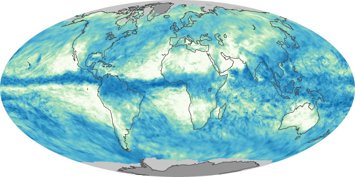 Global Map Total Rainfall Image 72