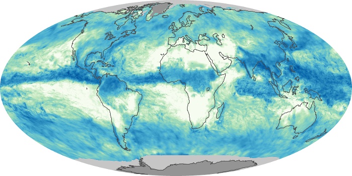 Global Map Total Rainfall Image 50