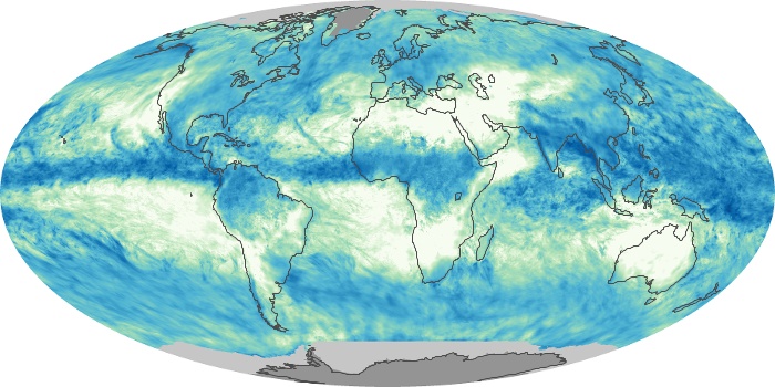 Global Map Total Rainfall Image 75