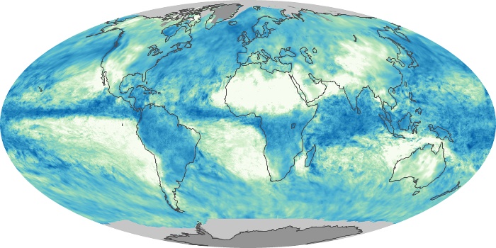 Global Map Total Rainfall Image 54