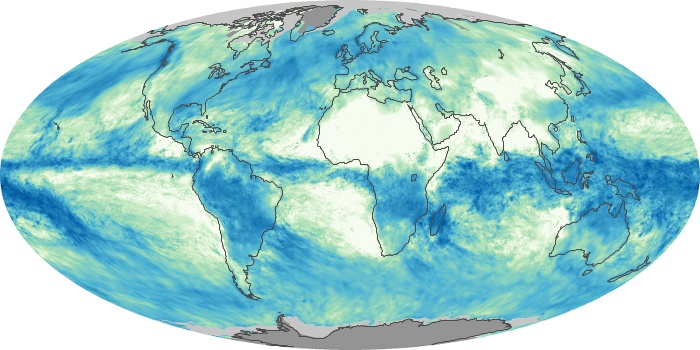 Global Map Total Rainfall Image 56