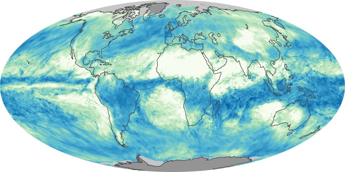 Global Map Total Rainfall Image 81