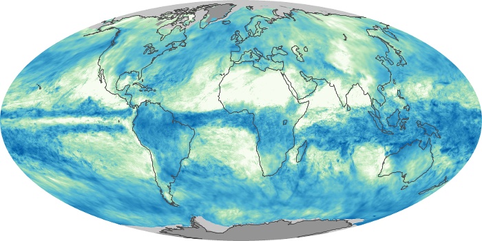 Global Map Total Rainfall Image 58