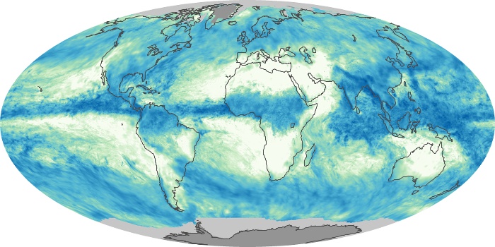 Global Map Total Rainfall Image 62