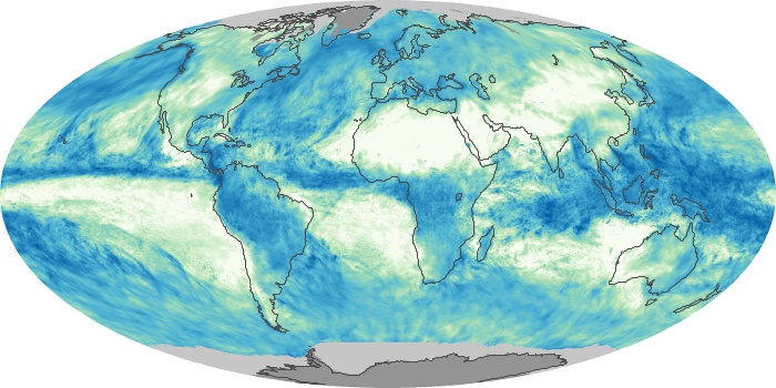 Global Map Total Rainfall Image 66