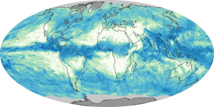 Global Map Total Rainfall Image 73