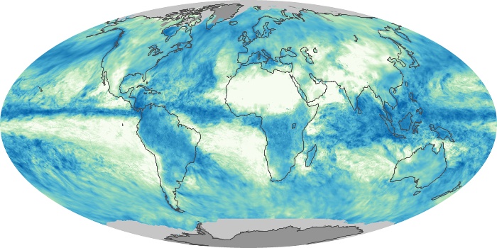 Global Map Total Rainfall Image 102