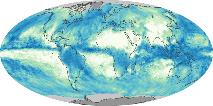 Global Map Total Rainfall Image 103