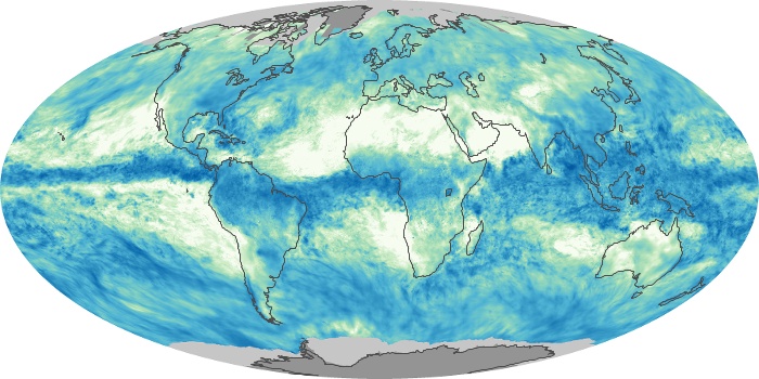 Global Map Total Rainfall Image 84