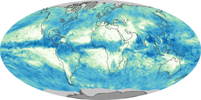 Global Map Total Rainfall Image 109