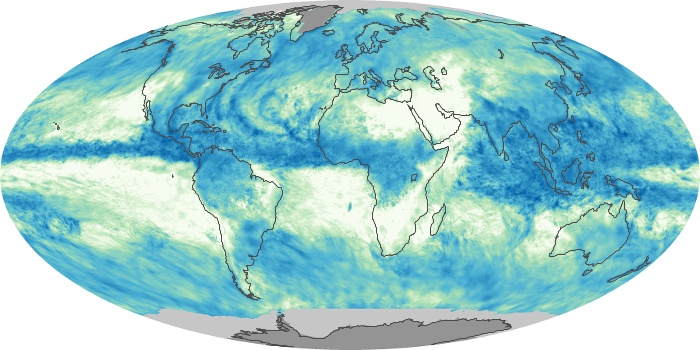 Global Map Total Rainfall Image 124