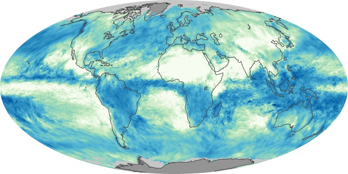 Global Map Total Rainfall Image 128