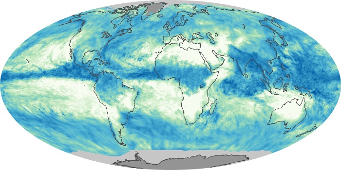 Global Map Total Rainfall Image 111