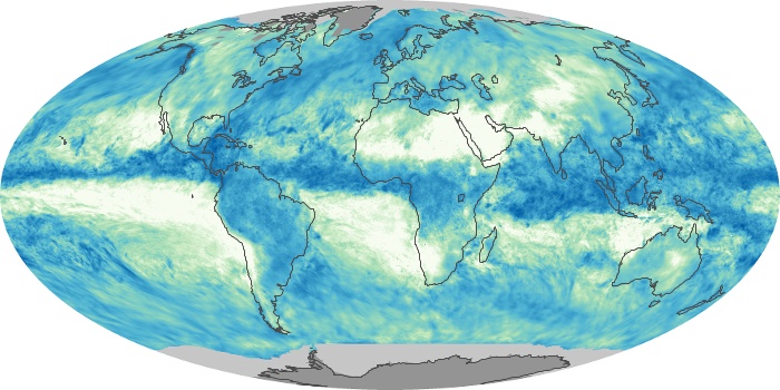 Global Map Total Rainfall Image 137