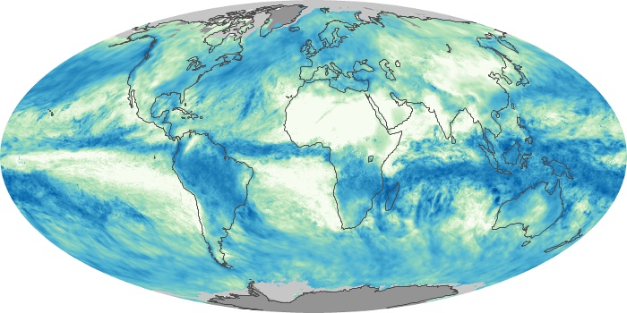 Global Map Total Rainfall Image 140