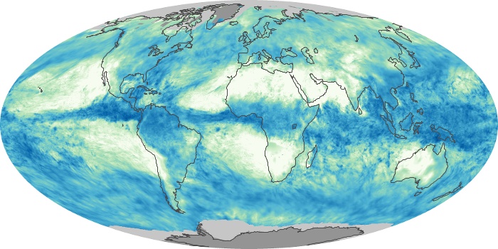 Global Map Total Rainfall Image 144
