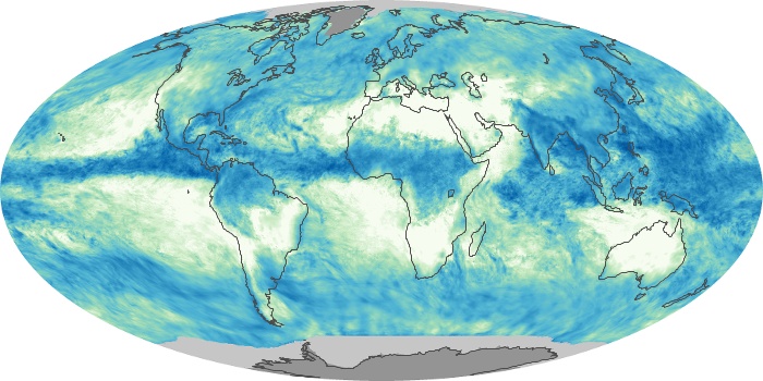 Global Map Total Rainfall Image 147