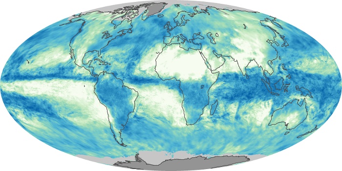 Global Map Total Rainfall Image 151