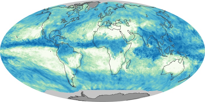 Global Map Total Rainfall Image 159