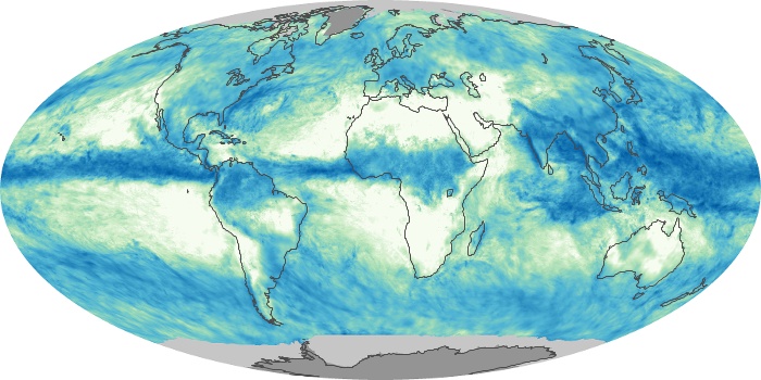 Global Map Total Rainfall Image 170