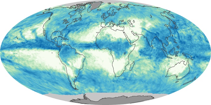 Global Map Total Rainfall Image 171
