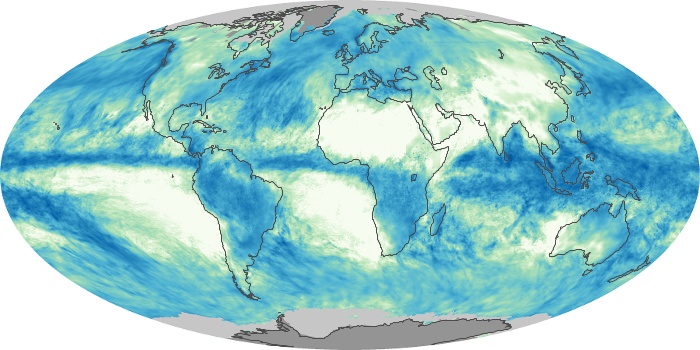Global Map Total Rainfall Image 175