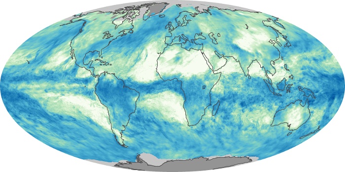 Global Map Total Rainfall Image 178