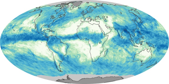Global Map Total Rainfall Image 182