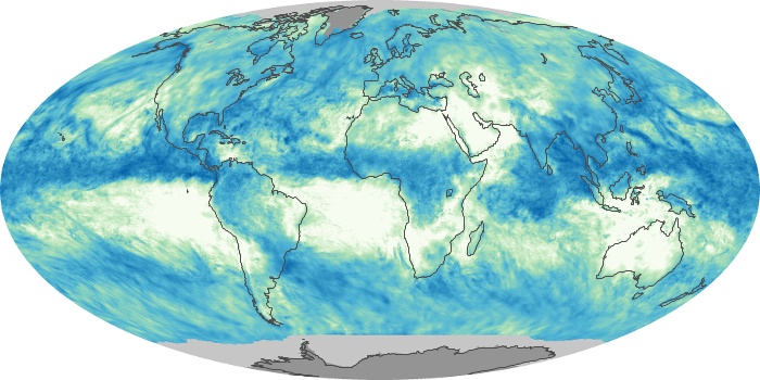 Global Map Total Rainfall Image 184