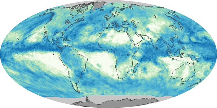 Global Map Total Rainfall Image 185