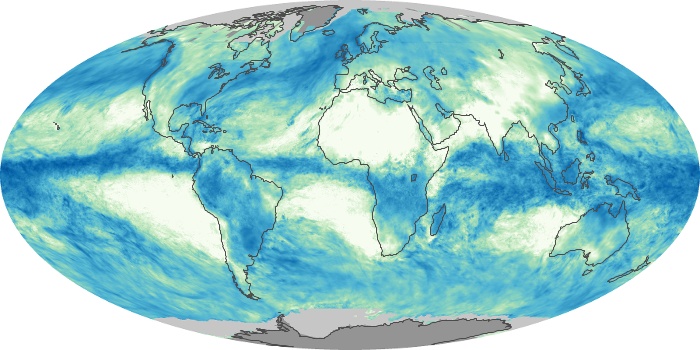 Global Map Total Rainfall Image 187