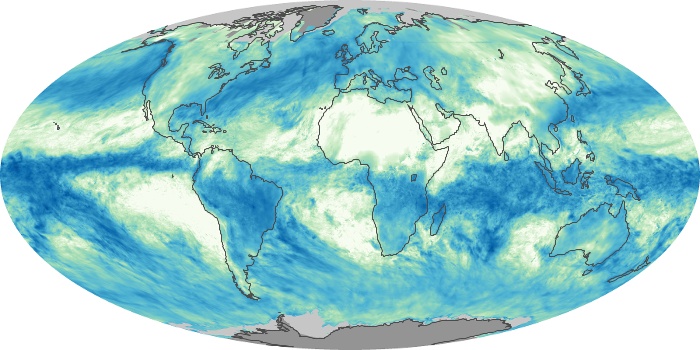 Global Map Total Rainfall Image 188