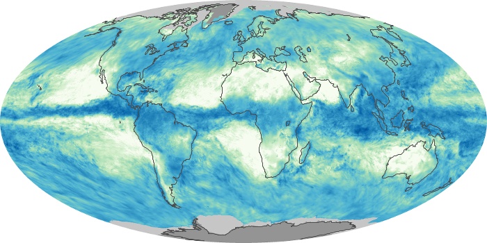 Global Map Total Rainfall Image 204