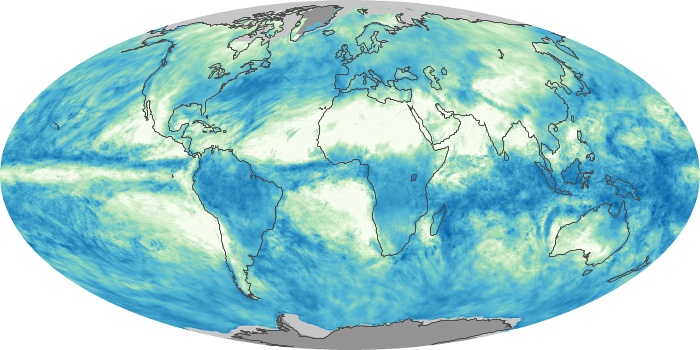 Global Map Total Rainfall Image 214