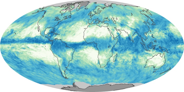 Global Map Total Rainfall Image 216